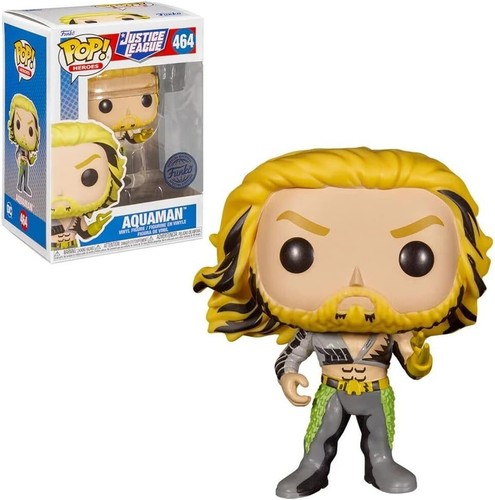 Funko 464 Aquaman Special Edition DC Comics Justice League NEW Minor Box Dings