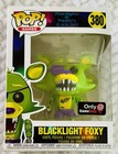 Blacklight Foxy Five Nights at Freddy's Funko POP 380 Game Stop Exclusive
