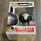 FUNKO POP G.I. JOE 80 COBRA B.A.T. 2021 SUMMER CONVENTION SDCC YO JOE! w/ protec
