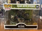 FUNKO POP ! VILLAINS ASSEMBLE: SCAR WITH HYENAS 1204 HOT TOPIC EXCLUSIVE LA1
