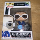Elton John Funko #63 Elton John Red White & Blue Glitter Funko Pop No.63