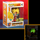 Funko Pop Dragon Ball Z 154 Super Saiyan Goku GITD EE Earth Excl 2017 Protector