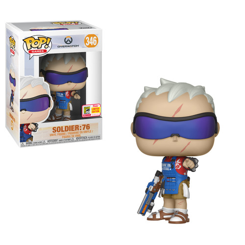 Funko Pop! Games Overwatch Soldier 76 346 2018 Summer Convention Limited Edition