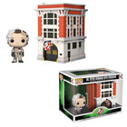 Funko Pop! Town: Ghostbusters - Dr. Peter Venkman with Firehouse #3