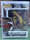 ANTHONY MACKIE Captain America SPECIAL EDITION Falcon Funko Pop #817 Marvel COA