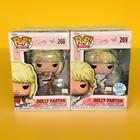 Funko Pop Rocks Dolly Parton Banjo #268 + White Guitar #269 Exclusive NEW Excell