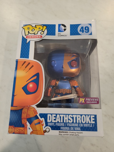 Funko Pop DC Comics Heroes Deathstroke PX Previews Exclusive Vinyl Figure #49
