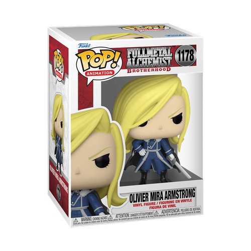 Brand New Olivier Mira Armstrong 1178 Full Metal Alchemist BrotherHood Funko ...