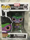 Funko Pop! El Furioso Marvel Luchadores 3.75" Vinyl Figure (Hulk) NEW #708