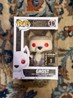 Funko POP Game of Thrones Ghost San Diego Comic Con SDCC 2014 Flocked #19