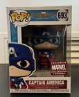 Funko Pop Marvel Spider-Man Homecoming 693 Captain America Vinyl Collectors Corp