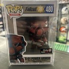 Funko Pop Fallout 76 X-01 Power Armor GameStop #480 Red Vaulted 🔥 🔥 🔥