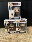 Funko POP Stranger Things Joyce #550, Hopper #512, and Brenner #515