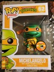 FUNKO POP VINYL 2013 SDCC TEENAGE MUTANT NINJA TURTLE MICHELANGELO METALLIC 1008