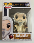 Funko Pop! Lord of the Rings: Saruman #447 Vinyl Figure + PROTECTOR -CN B4