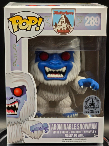 Funko Pop Disney Matterhorn Abominable Snowman Parks Exclusive Yeti 289