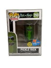 Funko Pop! Vinyl: Rick and Morty Pickle Rick PX Previews #350 GITD Protector MNT