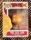 FUNKO POP! incredibles 2 FIRE JACK JACK 402 TARGET EXCLU in BOX SEALED $5sh NM++
