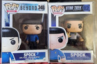 2 FUNKO POP! Vinyl STAR TREK SPOCK Figures ORIGINAL and BEYOND #82 and #348