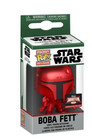 Star Wars Funko POP Keychain Red Boba Fett Target Limited Edition Exclusive 2022