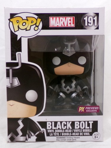 Funko Pop! Marvel 191 Black Bolt PX Previews Exclusive Vinyl Figure
