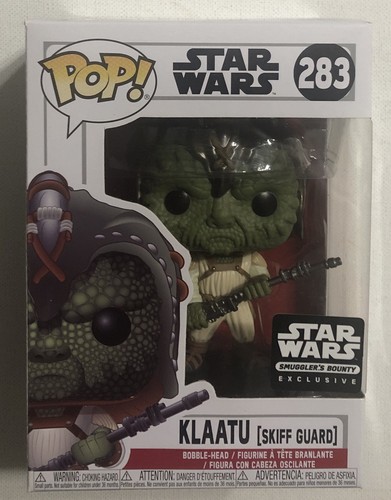 New Funko Pop Star Wars Klaatu (Skiff Guard) Bobble-Head Figure #283 *NIB*
