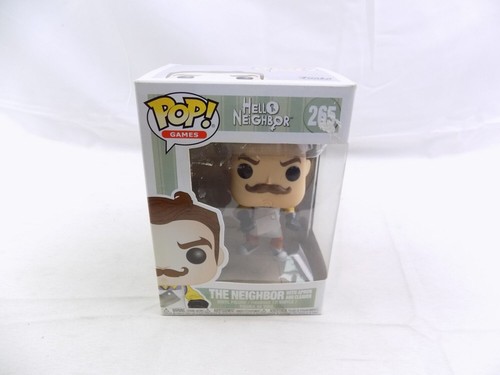 Damaged The Neighbor with Apron and Cleaver 265 Hello Neighbor Funko Pop Figure