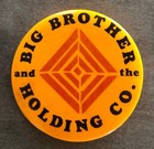 Original Big Brother & the Holding Company Janis Joplin 1967 Monterey Pop Pin