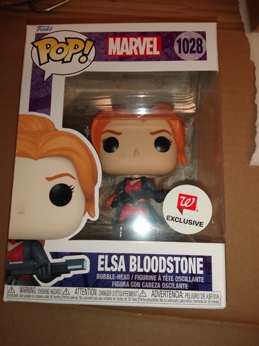 ELSA BLOODSTONE FUNKO POP MARVEL #1028 WALGREENS EX CONDITION