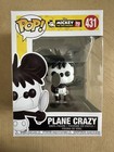 Pop! Disney Mickey 90 Years Mickey Mouse Plane Crazy Vinyl Figure #431 NEW