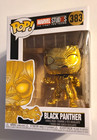 Funko Pop Marvel Studios The First Ten Years #383 Black Panther Gold Chrome
