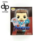 FUNKO POP! & TEE: IRON MAN AVENGERS ENDGAME AND LARGE T-SHIRT