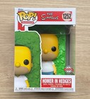 Funko Pop The Simpsons Homer In Hedges #1252 + Free Protector