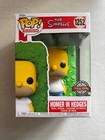 The Simpsons - Homer In Hedges Funko Pop! #1252 w/ POP Protector!