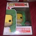 Homer Simpson Funko #1252 Homer In Hedges The Simpsons Funko POP! Vinyl Figure