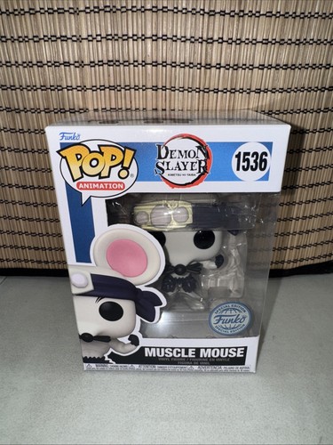 Funko Pop! Demon Slayer Muscle Mouse Vinyl Figure #1536, White
