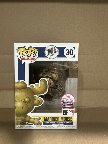 Funko Pop MLB M’s (Seattle Mariners) Mariner Moose Gold Safeco Field Exc 1/90
