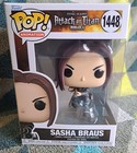 Sasha Braus Pop 1448 - Attack on Ttian Funko Pop! 2023 + Protector