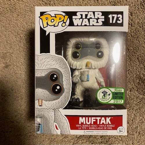 Funko Pop! ECCC 2017 Star Wars Muftak #173! OFFICIAL STICKER!