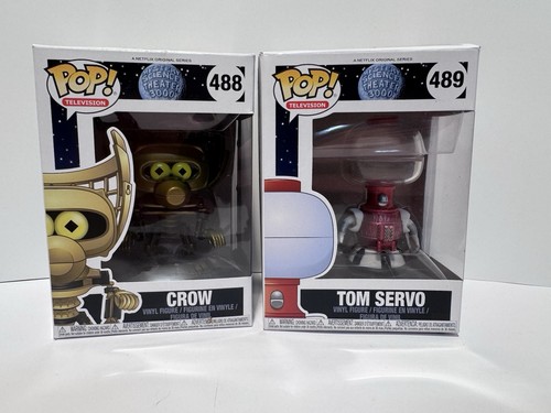 MST3K Crow & Tom Servo Funko Pop! #488 & #489 - Mystery Science Theater 3000
