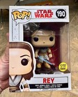 FUNKO POP! star wars REY #190 GLOW IN THE DARK VARIANT sealed in box NM++ $5ship