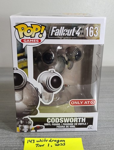 Target exclusive Funko Pop! Vinyl: Fallout 4 Codsworth Figure #163