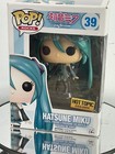 Funko Pop Hot Topic Exclusive Volcaloid Metallic Hatsune Miku #39