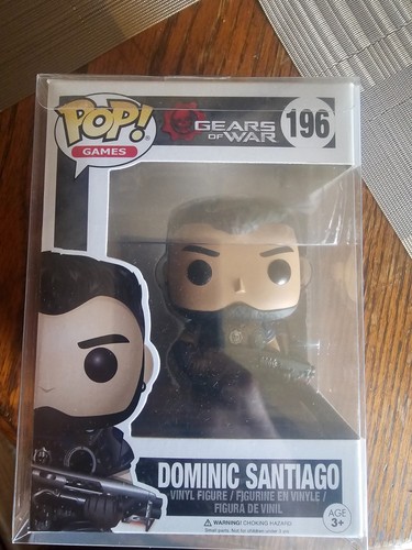 Funko Pop! Games: Gears of War - Dominic Santiago #196 Vinyl Figure W/Protector