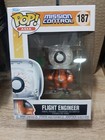 Funko Pop! Asia Mission Control #187 # Flight Engineer Funko pop in protector