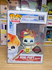 Funko POP! Ghostbusters Afterlife Mini Puft on Fire #936 Glow GITD w/Protector