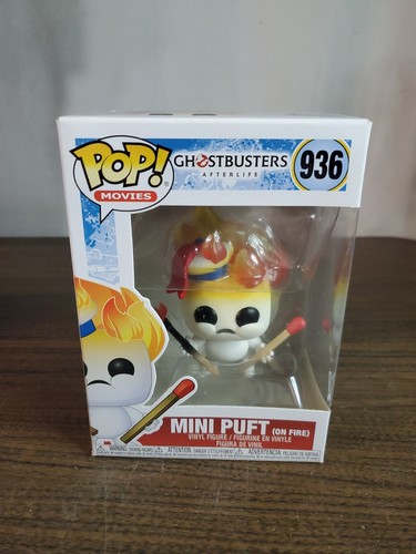 Funko Pop Mini Puft On Fire #936 Ghostbusters Afterlife Movies Vinyl Figure