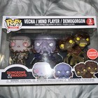 Funko Pop! Vinyl: Dungeons & Dragons Vecna / Mind Flayer / Demogorgon 3pk GS Exc
