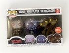 Dungeons & Dragons Funko Pop! Vecna Mind Flayer Demogorgon  3pk Gamestop READ