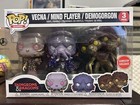 Vecna Mind Flayer Demogorgon Funko POP! GameStop Excl 3 Pk Dungeons And Dragons